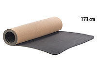 newgen medicals Rutschfeste Yoga-Matte aus Kork und Natur-Kautschuk, 173 x 61 x 0,5 cm; Laufbänder Laufbänder Laufbänder 