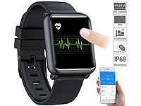 ; Fitness-Armband mit Blutdruck- und Herzfrequenz-Anzeigen, Bluetooth 
