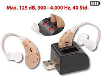 newgen medicals HdO-Hörverstärker-Paar HV-340 mit Ex-Hörer; Akku & USB-Ladeschale; Digitale HdO-Hörverstärker, IdO-Hörverstärker Digitale HdO-Hörverstärker, IdO-Hörverstärker Digitale HdO-Hörverstärker, IdO-Hörverstärker Digitale HdO-Hörverstärker, IdO-Hörverstärker 
