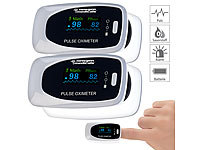 newgen medicals 2er-Set medizinische Finger-Pulsoximeter mit LCD-Farbdisplay; Fitness-Armbänder mit Blutdruck-Anzeige und EKG-Aufzeichnung Fitness-Armbänder mit Blutdruck-Anzeige und EKG-Aufzeichnung Fitness-Armbänder mit Blutdruck-Anzeige und EKG-Aufzeichnung Fitness-Armbänder mit Blutdruck-Anzeige und EKG-Aufzeichnung 