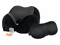 newgen medicals Nackenhörnchen, Auto-Kissen Nacken; Memory-Foam-Rückenkissen Memory-Foam-Rückenkissen Memory-Foam-Rückenkissen
