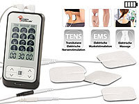 newgen medicals Medizinischer 3in1-Elektro-Stimulator für TENS, EMS, Massage, 36 Prog.; Vibrationstrainer Vibrationstrainer Vibrationstrainer Vibrationstrainer 